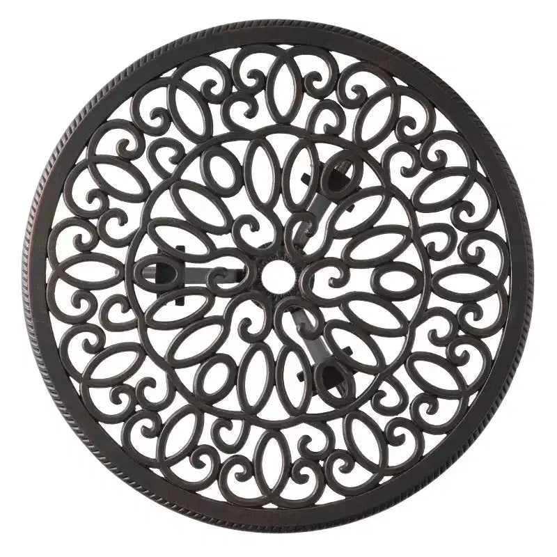 GDFStudio Samedi 3 Piece Outdoor All-Weather Cast Aluminum Bistro Set