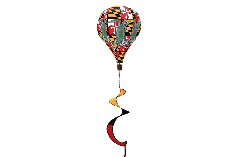 Briarwood Lane Hot Air Balloon Wind Twister 54x12 Maryland Crabs Summer For Summer Balloon