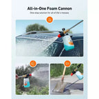AstroAI Pressure Washer Foam Cannon, Car Wash Foam Blaster Spray Adjustable Snow Foam Lance with 1/4 Quick Connector