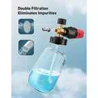 AstroAI Pressure Washer Foam Cannon, Car Wash Foam Blaster Spray Adjustable Snow Foam Lance with 1/4 Quick Connector