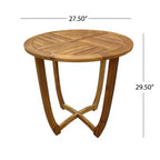Christopher Knight Home Joueyf 3 Pieces Rustic Patio Acacia Bistro Set