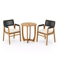 Christopher Knight Home Joueyf 3 Pieces Rustic Patio Acacia Bistro Set