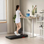 Costway Walking Pad 2.5HP Under Desk Treadmill with Remote Control APP-Enabled for Home