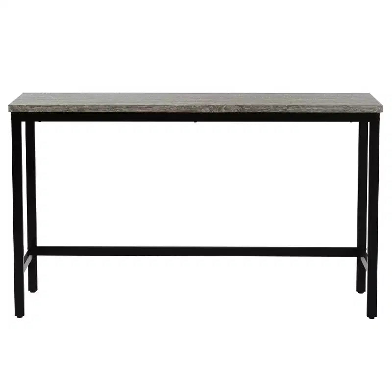 Whisen Farmhouse 4-Piece Counter Height Dining Table Set with 3 Stools