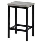 Whisen Farmhouse 4-Piece Counter Height Dining Table Set with 3 Stools