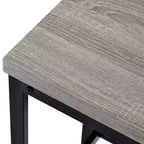 Whisen Farmhouse 4-Piece Counter Height Dining Table Set with 3 Stools