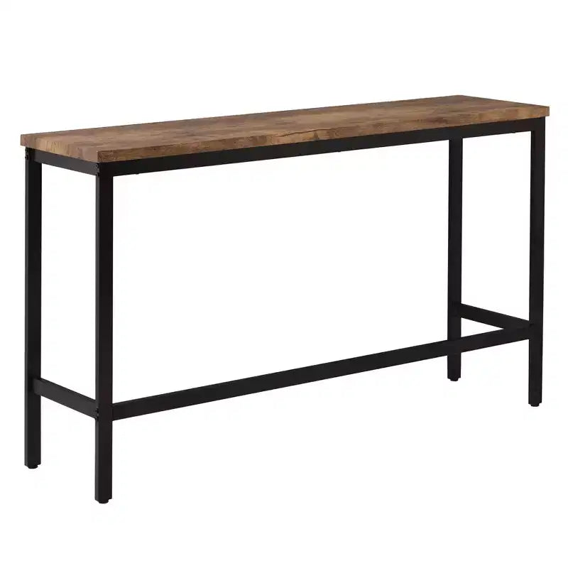 Whisen Farmhouse 4-Piece Counter Height Dining Table Set with 3 Stools