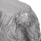 GDFStudio Rayshon Outdoor Lightweight Concrete Cocker Spaniel Dog Bench, Gray