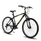 BAMCBASE Agave Mountain Bike, Mens Womens MTB with 21 Speeds, High-Tensile Steel Frame, V Brake, Hardtail Bicycle for Adults