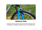 BAMCBASE Agave Mountain Bike, Mens Womens MTB with 21 Speeds, High-Tensile Steel Frame, V Brake, Hardtail Bicycle for Adults