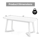 Costway 1/2 PCS 42 Modern Entryway Bench with Rubber Wood Legs Smooth Seating Area Easy Assembly
