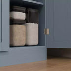 HOMCOM 67 Freestanding Kitchen Pantry, 4-Door Storage Cabinet Organizer with Adjustable Shelves and Doors