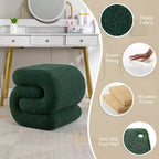 GDFStudio Mila 19.3 Teddy S-Shape Ottoman/Footstool
