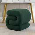 GDFStudio Mila 19.3 Teddy S-Shape Ottoman/Footstool