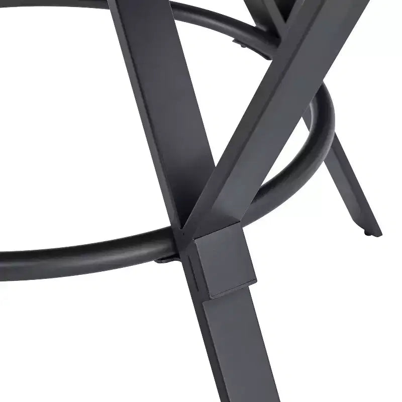 Christopher Knight Home Aura 5 Piece Modern Dining Set with Metal Base, Lignt Brown/Black