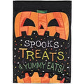 Dicksons Magnolia Garden Outdoor Flag Decoration For Garden, Yard, Or Walkway Standard 13 x 18, Weather Resistant Polyester, Spooky Treats and Yummy