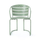 Christopher Knight Home Porto Outdoor Modern 3 Piece Iron Oval Table Bistro Set