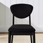 Best Choice Products 2-Piece Mid-Century Modern Wood & Upholstered Dining Chair Set