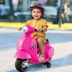 Costway Kids Ride on Motorcycle with Training Wheels Headlight Horn 6V Battery