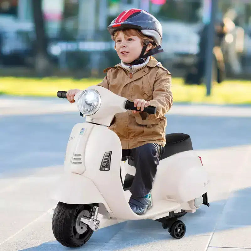 Costway Kids Ride on Motorcycle with Training Wheels Headlight Horn 6V Battery