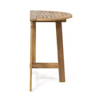 GDFStudio Pavillion Outdoor 3pcs Acacia Wood Foldable Bistro Set