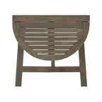 GDFStudio Pavillion Outdoor 3pcs Acacia Wood Foldable Bistro Set