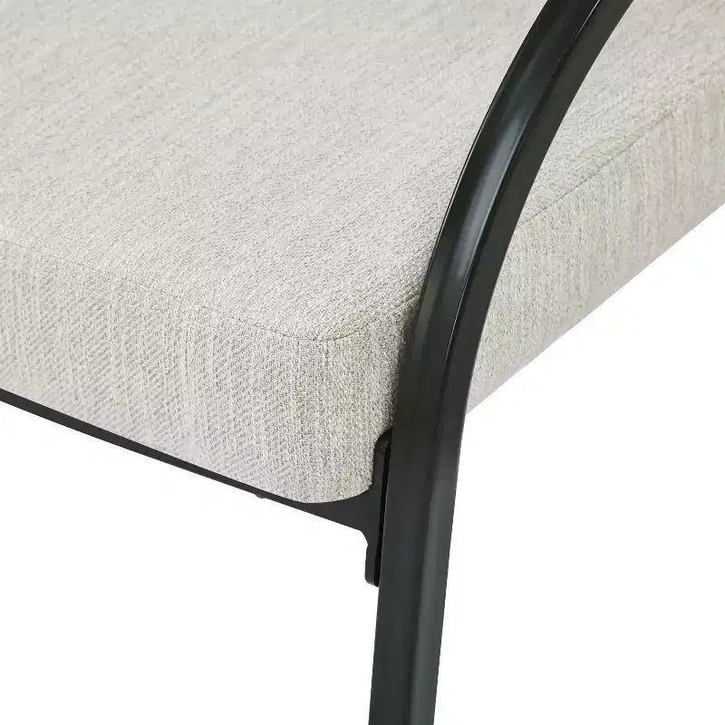 Christopher Knight Home Silas Upholstered Armrest Dining Chairs with Metal Legs (Set of 4)