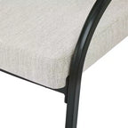 Christopher Knight Home Silas Upholstered Armrest Dining Chairs with Metal Legs (Set of 4)