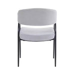 Christopher Knight Home Silas Upholstered Armrest Dining Chairs with Metal Legs (Set of 4)