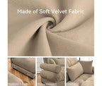 Christopher Knight Home Alger 93 Velvet L-Sectional Sofa