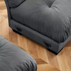 Christopher Knight Home Alger 93 Velvet L-Sectional Sofa