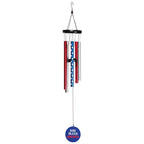 Dicksons God Bless Our America Red White 35 inch Aluminum Wind Chime Noisemaker