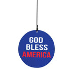 Dicksons God Bless Our America Red White 35 inch Aluminum Wind Chime Noisemaker