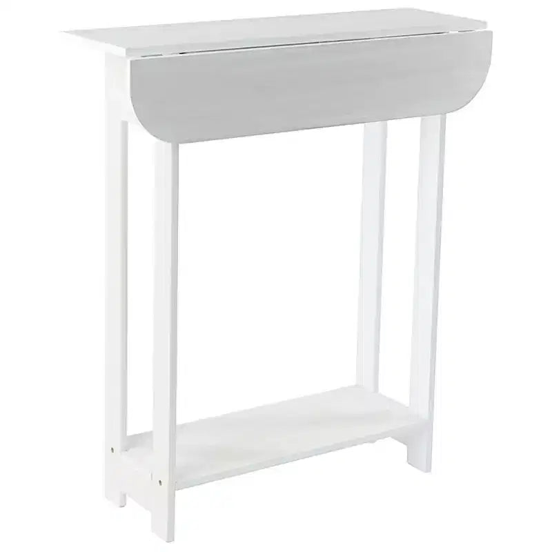 The Lakeside Collection Wood Console Table with Drop Leaf - 30H -