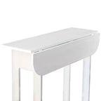 The Lakeside Collection Wood Console Table with Drop Leaf - 30H -