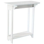 The Lakeside Collection Wood Console Table with Drop Leaf - 30H -