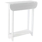 The Lakeside Collection Wood Console Table with Drop Leaf - 30H -