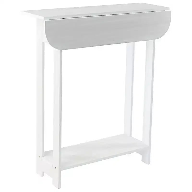 The Lakeside Collection Wood Console Table with Drop Leaf - 30H -