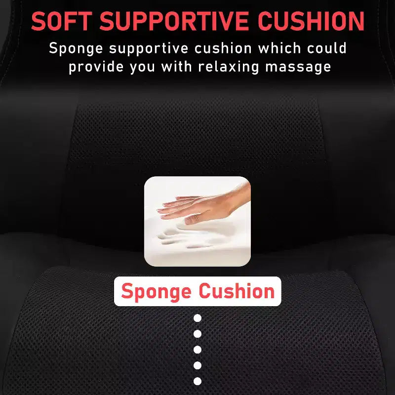 BestMassage Gaming Chair Office Chair with Lumbar Support Adjustable Height PU Leather Executive Chair for Women Men Adults