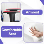 BestMassage Gaming Chair Computer Gamer Chair with Lumbar Support and Footrest Rolling Swivel Design Office Chair for Home Office and Gaming