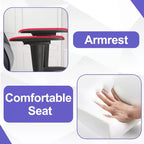 BestMassage Gaming Chair Computer Gamer Chair with Lumbar Support and Footrest Rolling Swivel Design Office Chair for Home Office and Gaming