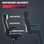 BestMassage Gaming Chair Computer Desk Chair with Lumbar Support Upholstery and Rolling Swivel Chair Base for PC Gaming and Executive Use