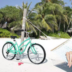 26 Inch Cruiser Bike, 7 Speed Multiple Colors Men's Women's Beach Cruiser Bike with Front and Rear V-brakes
