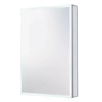 Fine Fixtures Frameless Mirrored Medicine Cabinet with LED Lighting