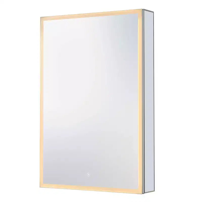 Fine Fixtures Frameless Mirrored Medicine Cabinet with LED Lighting