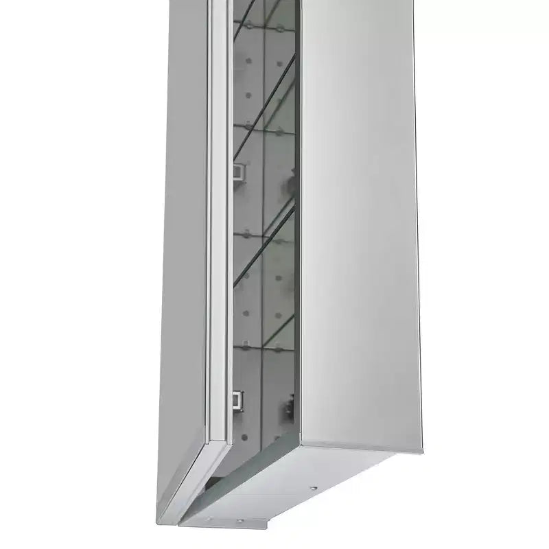 Fine Fixtures Frameless Mirrored Medicine Cabinet with LED Lighting