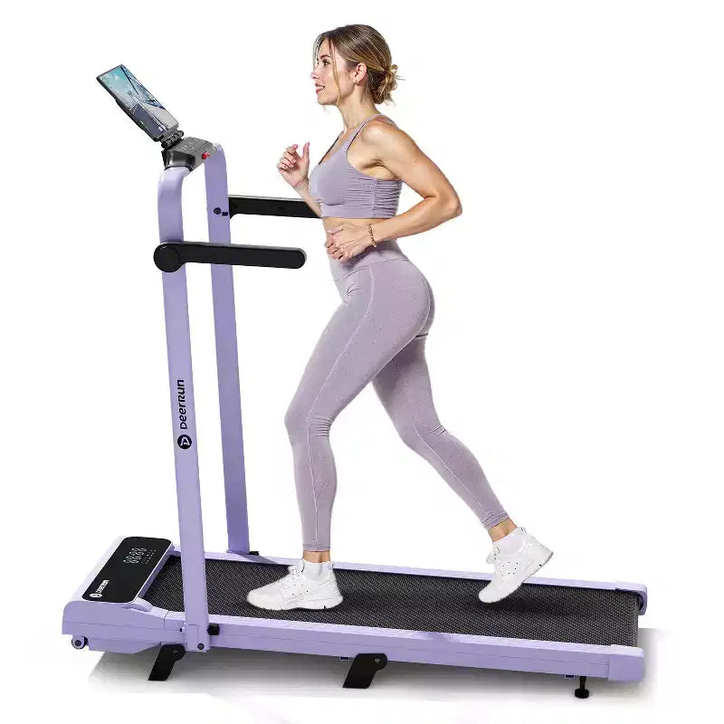 DeerRun A6 Plus Everyday Cardio Treadmill with 5% Incline, Adjustable Speed up to 7.5 MPH, 300 lbs