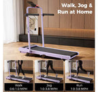 DeerRun A6 Plus Everyday Cardio Treadmill with 5% Incline, Adjustable Speed up to 7.5 MPH, 300 lbs