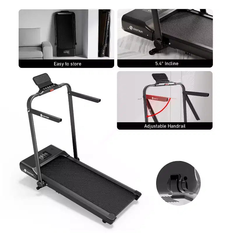 DeerRun A5 Limited Edition Smart Foldable Treadmill Purple Cobweb | The Perfect Gift for Family Health
