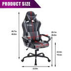 BestMassage Gaming Desk Chair Office Chair Computer Chair with Armrests 360 Swivel Lumbar Support Executive Task Chair for Adults